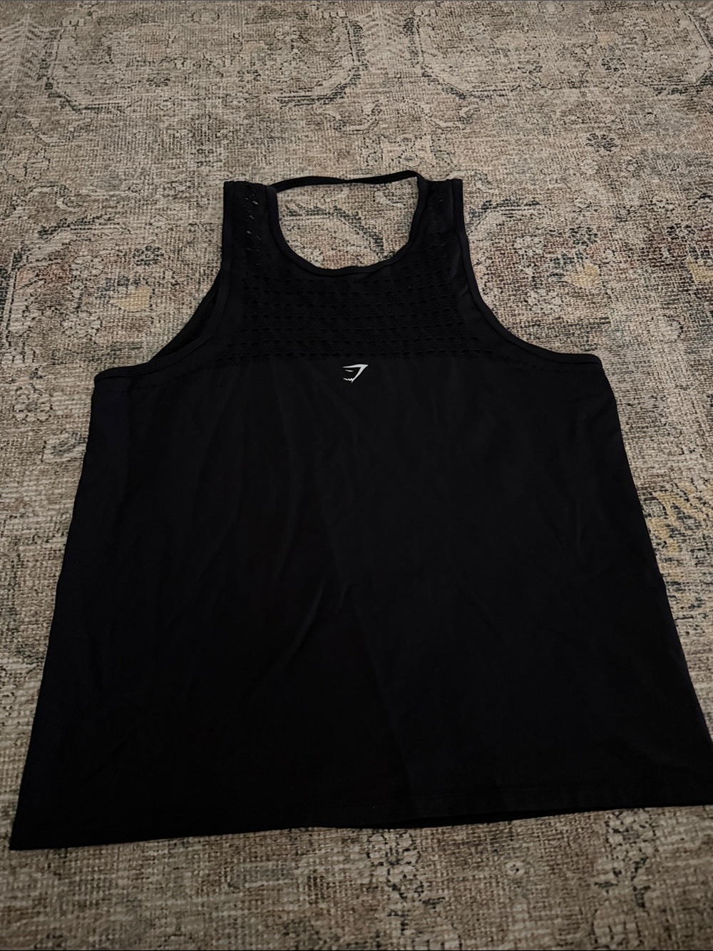 Gymshark Black Women's Mesh Yoke Training Tank